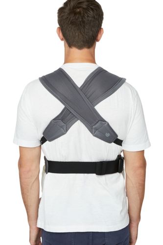 מנשא אמברייס embrace רשת אוורירית רכה  ארגו בייבי ergo baby - אפור