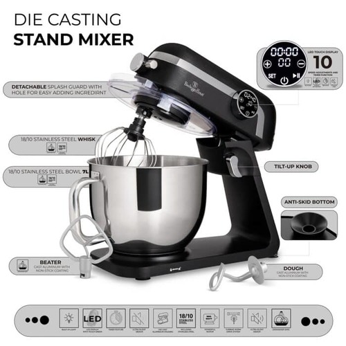 מיקסר מקצועי 7 ליטר berlinger haus BH9529