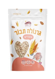 גרנולה תבור שקדים 300 גרם בית השקד