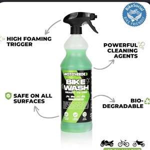 שטיפה יבשה BIKE WASH MOTOVERDE