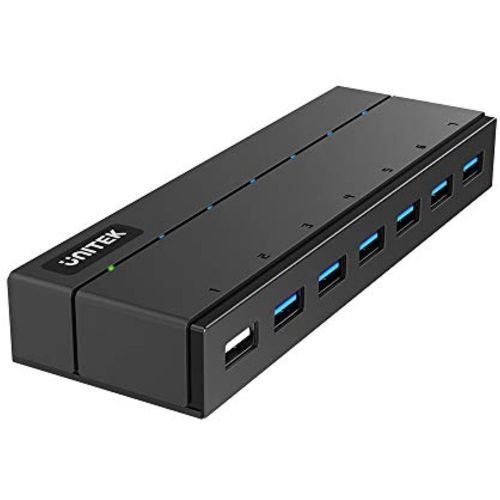 מפצל USB3 אקטיבי עם 7 יציאות Unitek Y-3191