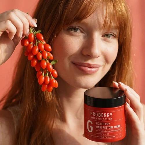 מסכת שיקום לשיער PROBERRY לשיער יבש, צבוע ופגום במיוחד 500 מ