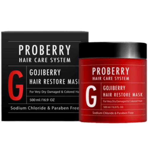 מסכת שיקום לשיער PROBERRY לשיער יבש, צבוע ופגום במיוחד 500 מ