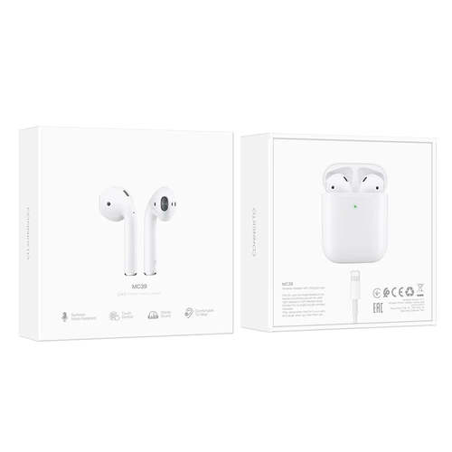 אוזניות אלחוטיות TWS  עם קייס טעינה CONNEKTO MC39