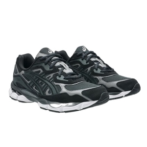 נעל ASICS מידות 40-46.5 לגברים בגוון אפור-שחור