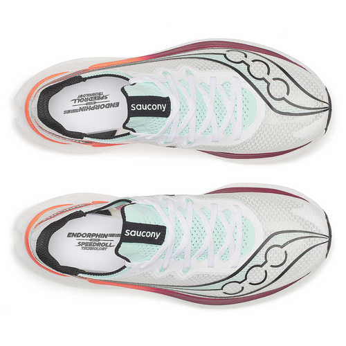 נעלי ריצה גברים תחרותיות ENDORPHIN PRO 5 WHITE/CRIMSON