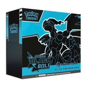 קלפי פוקימון איטיבי בלאק בולט פוקימון סנטר Black Bolt Pokemon Center Elite Trainer Box (Exclusive) - SV: Black Bolt (BLK)