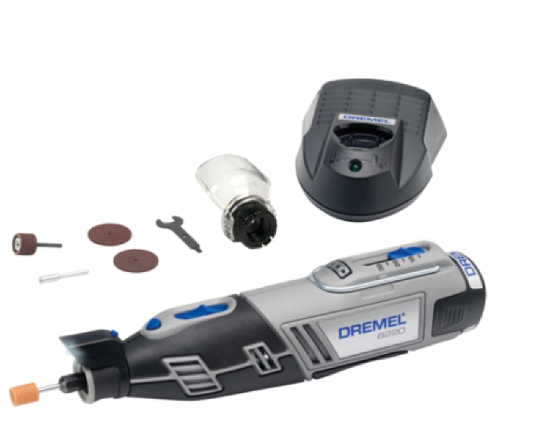 דרמל נטען 12V לתיום + 5 אביזרים 8240JA