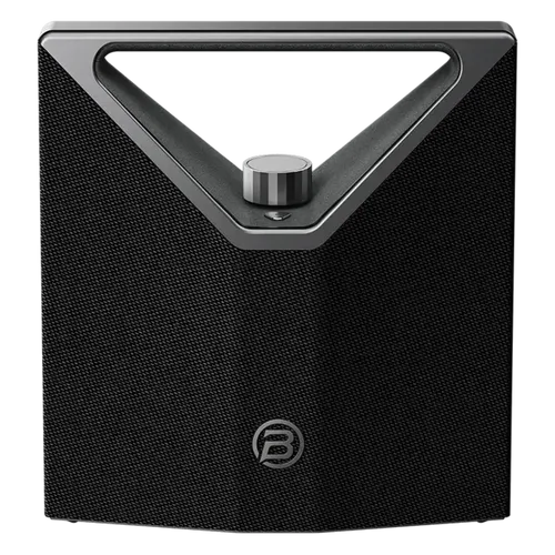רמקול בלוטות נייד BUGANi Brief Plus 80W - צבע שחור / כסף