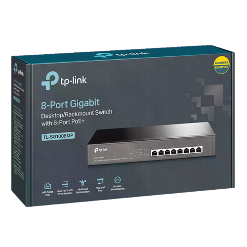 TL-SG1008MP 8-Port Switch מבית TP-LINK