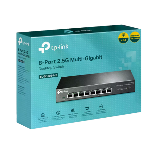 מתג חכם SG108-M2 8 port 2.5Gbps מבית TP-LINK