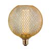 נורה מעוצבת גימור זהב TIFFANY ROUND E27 4W תאורת אווירה חמה