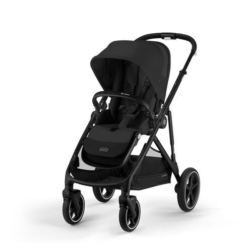 עגלת תינוק לתאומים / אחים Gazelle S2 שחור MOON סייבקס