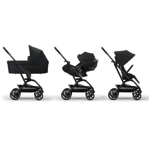 עגלת טיולון משולבת Eezy S Twist +2 Cybex - שחור Magic Black סייבקס