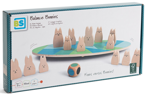 משחק שיווי משקל ארנבונים מתנדנדים Balance Bunnies