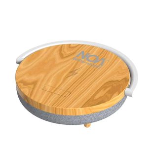 רמקול Bluetooth עם מנורה ומשטח טעינה אלחוטי NOA V600 - צבע מייפל