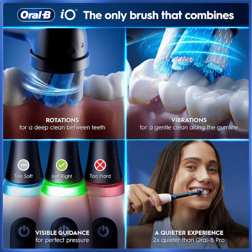 מברשת שיניים חשמלית צבע ורוד Oral-B iO Series 5 iO5ברפאלי - refali.co.il