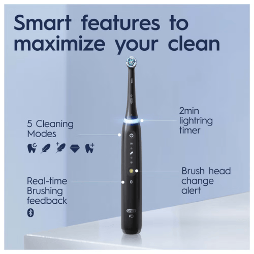מברשת שיניים חשמלית צבע שחור Oral-B iO Series 5 iO5ברפאלי - refali.co.il