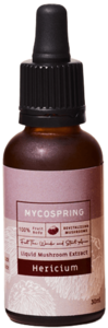 תמצית רעמת האריה מיקוספרינג 30 מ"ל - Mycospring Liquid Hericium Mushroom Extract