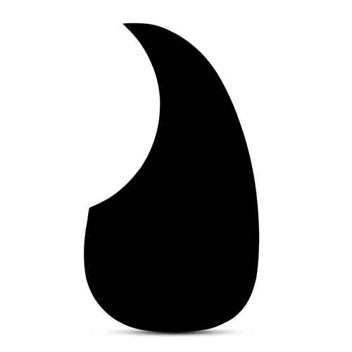 פיק גארד שחור לגיטרה MARTIN 18PG0001 Pickguard