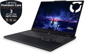 מחשב נייד Lenovo Legion 5 15IAX10 83F0004VIV – Intel Core Ultra 9 275HX / 32GB RAM / 1TB SSD / RTX 5070 / 15.1" WQXGA OLED 165Hz / FreeDos
