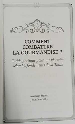 Comment Combattre la Gourmandise