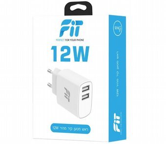 מטען קיר כפול 12W - דגם FTTC12W-DO מבית FiT