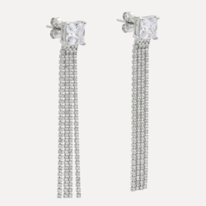 עגילי זירקון נופלים