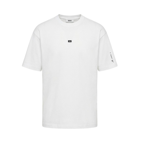 חולצה BALR מידות XS-XXL לגברים בגוון לבן עם תווית