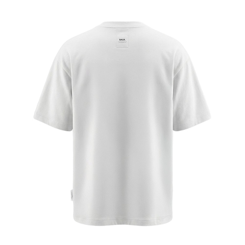 חולצה BALR מידות XS-XXL לגברים בגוון לבן עם תווית