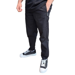 מכנס BALR מידות XS-XXL לגברים בגוון שחור עם רוכסן