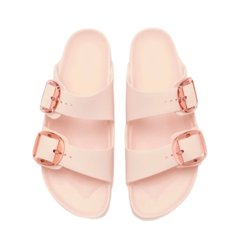 כפכף BIRKENSTOCK ARIZONA BIG BUCKLE EVA לבן מידות 36-41 לנשים בגוון ורוד