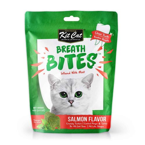 קיט קט - חטיף דנטלי טעם סלמון  - 60 ג'קיט קט - חטיף דנטלי טעם סלמון  - 60 ג'