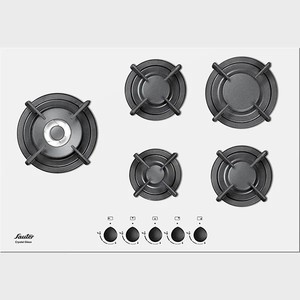 כיריים גז 5 להבות לבן Sauter SHG755W עם מבער טורבו לווק