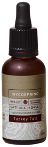תמצית פטריית טרקי טייל מיקוספרינג 30 מ"ל - Mycospring Turkey Tail Mushroom Liquid Extract