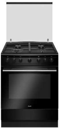 תנור אפייה משולב כיריים Sauter Elegant 4780MB – שחור מט 60 ס