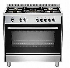 תנור משולב כיריים  SOC9070IX – נירוסטה 90 ס"מ 117  ליטר