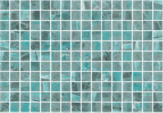 פסיפס זכוכית ספרדי טורקיז Beryl Vanguard Mosaic