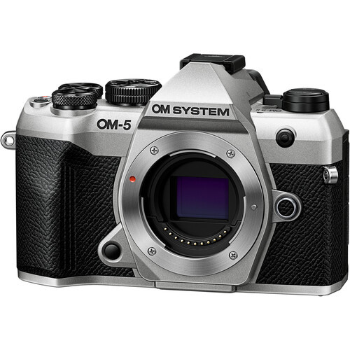גוף מצלמה ללא מראה OM SYSTEM OM-5 Mark II צבע כסוף