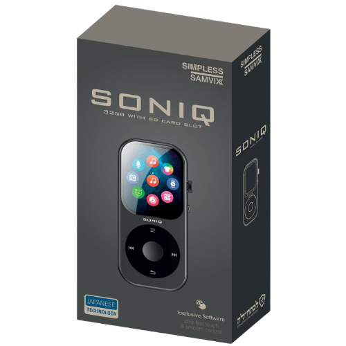 נגן MP3 מתקדם באישור לכתחילה Samvix Soniq 32GB