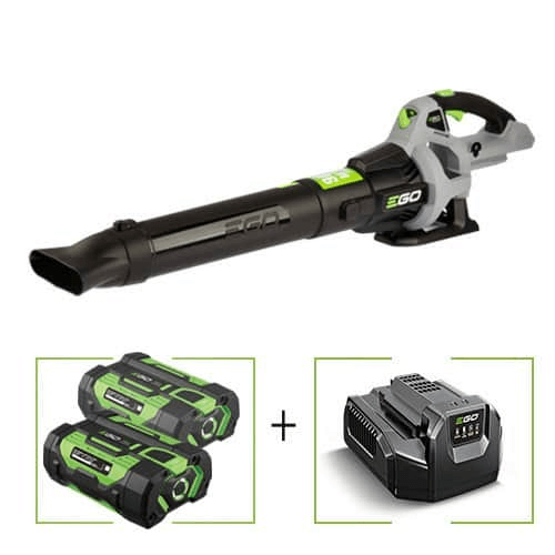  מפוח עלים יד נטען Brushless 56V עם 2 סוללות 2.5Ah + מטען מבית EGO