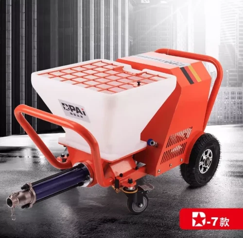 מכונת טקסטורה להתזת חומרי איטום וחומרים צמנטיים מגורגרים BRD-7
