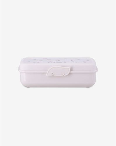 קופסת אוכל מחולקת לילדים עם מכסה אינטגרלי | BPA Free - דובדבנים