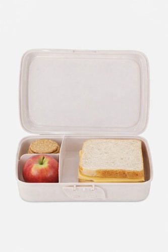 קופסת אוכל מחולקת לילדים עם מכסה אינטגרלי | BPA Free - דובדבנים