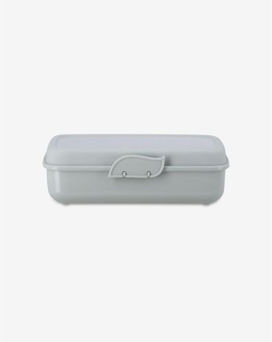 קופסת אוכל מחולקת לילדים עם מכסה אינטגרלי | BPA Free - עלים ירוק בהיר