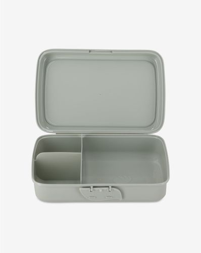 קופסת אוכל מחולקת לילדים עם מכסה אינטגרלי | BPA Free - עלים ירוק בהיר