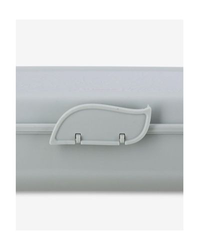 קופסת אוכל מחולקת לילדים עם מכסה אינטגרלי | BPA Free - עלים ירוק בהיר