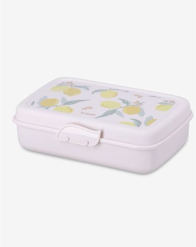 קופסת אוכל מחולקת לילדים עם מכסה אינטגרלי | BPA Free - לימונים
