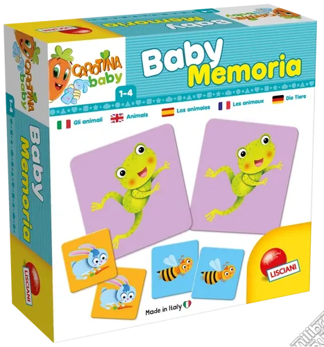 סדרת Carotina Baby: משחק זיכרון 16 זוגות - חיות