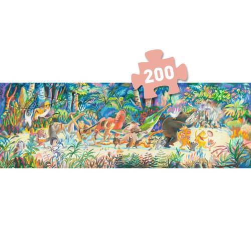 פאזל גלריה 200 חלקים - להקת חיות הבר